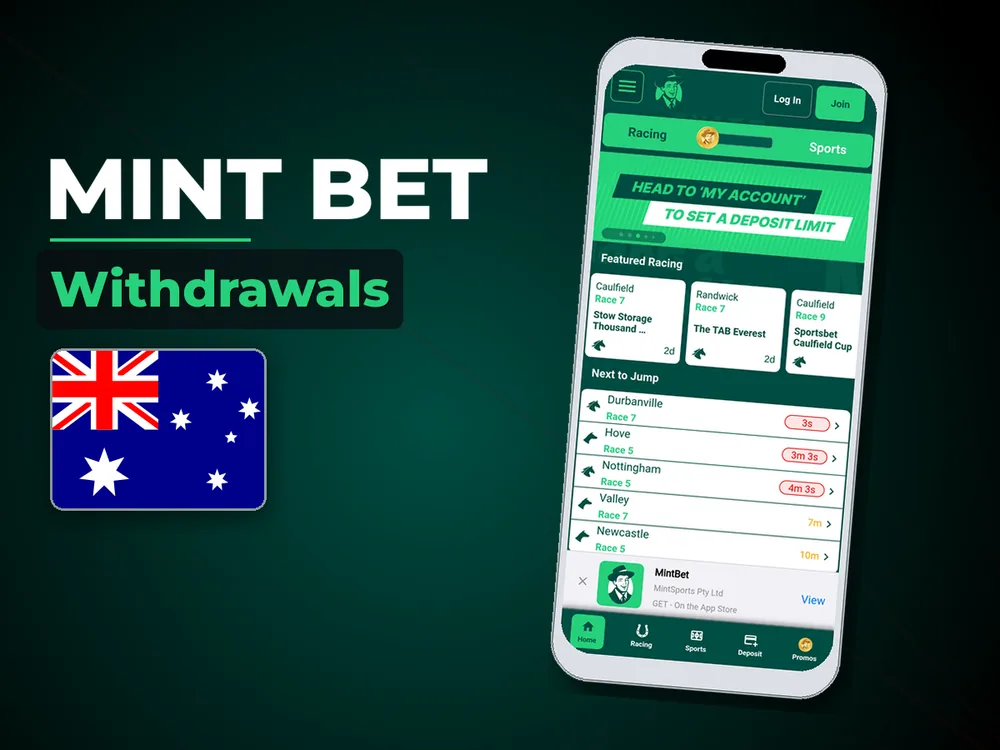 Mint Bet - Withdrawals