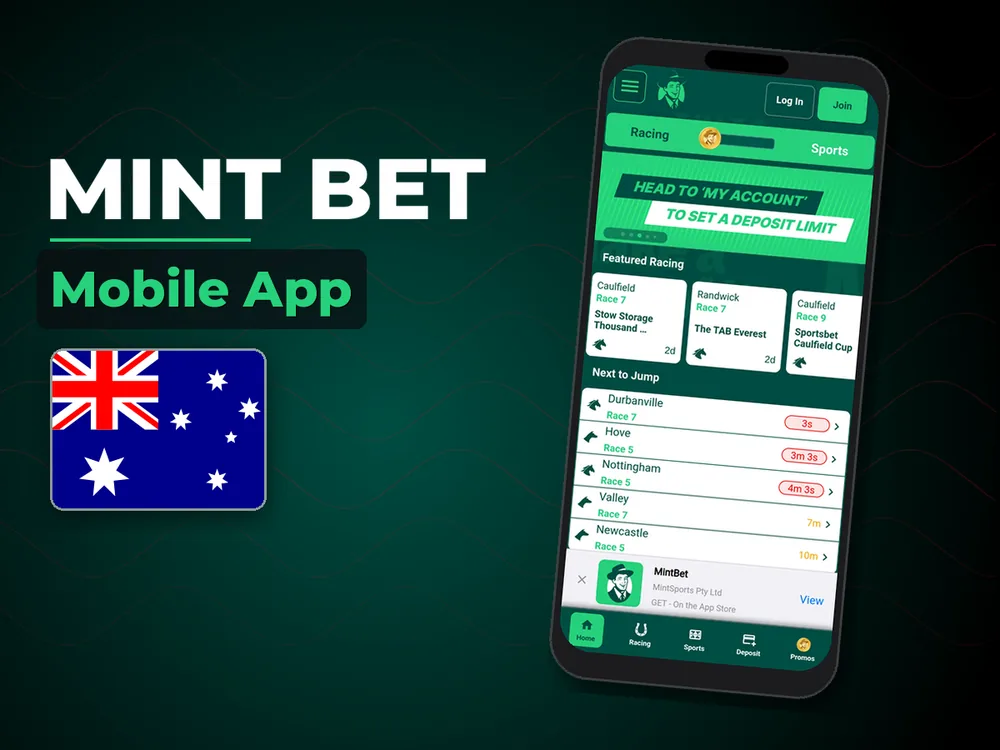Mint Bet - Mobile App