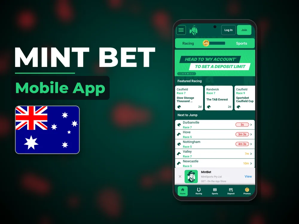 Mint Bet - Mobile App