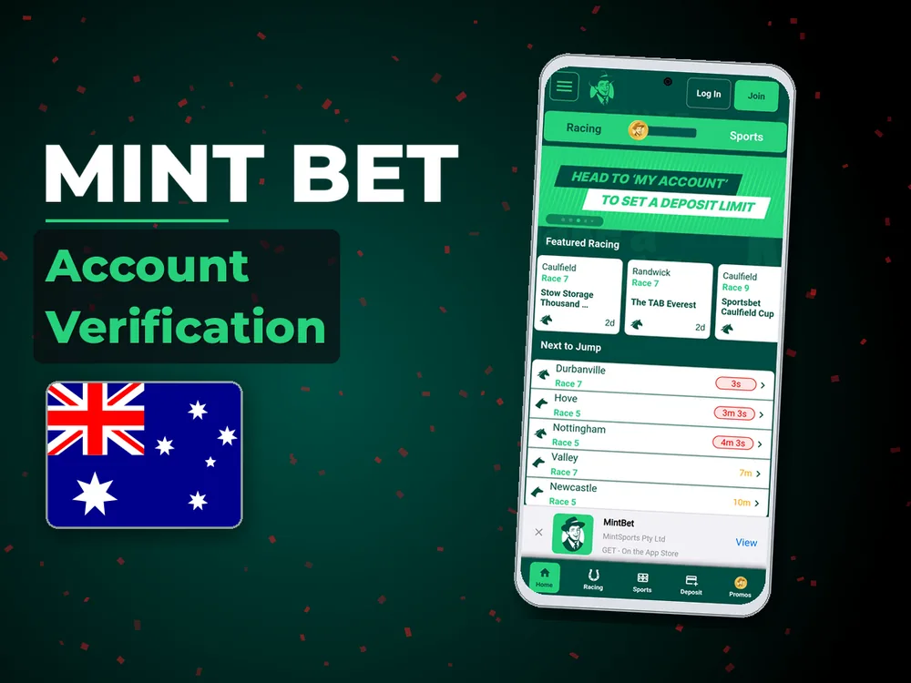 Mint Bet - Account Verification