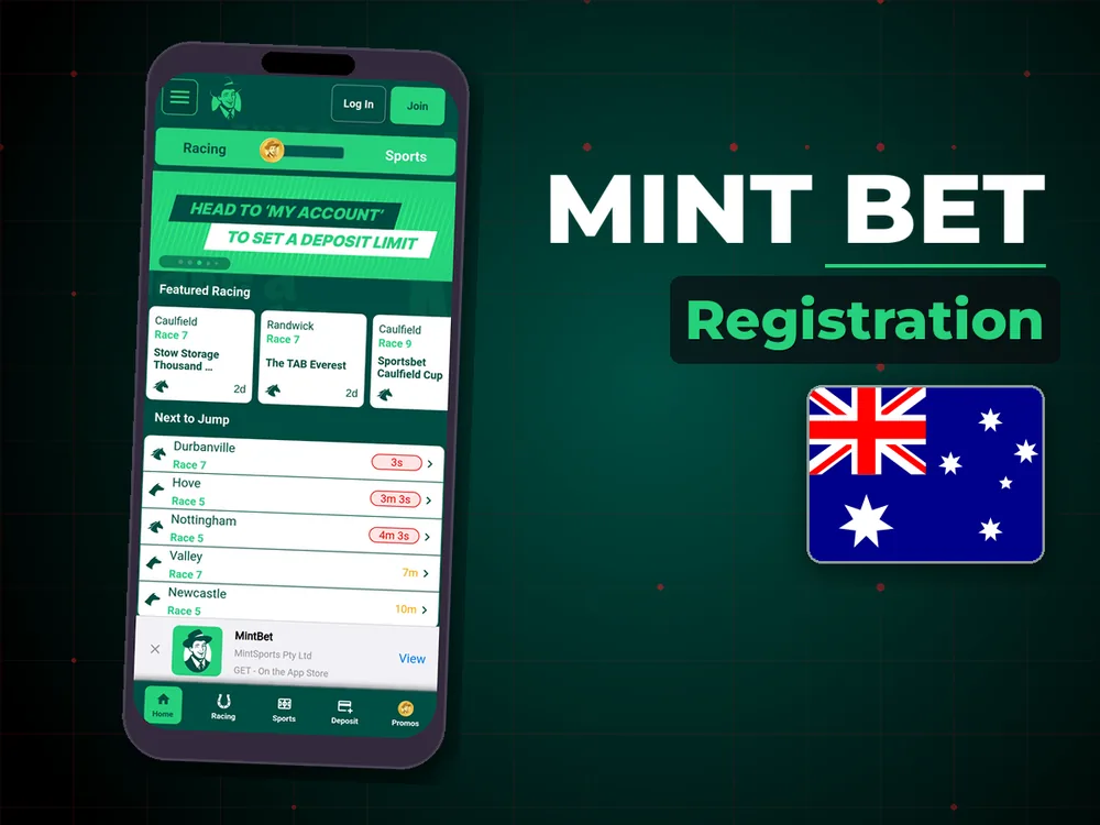 Mint Bet - Registration