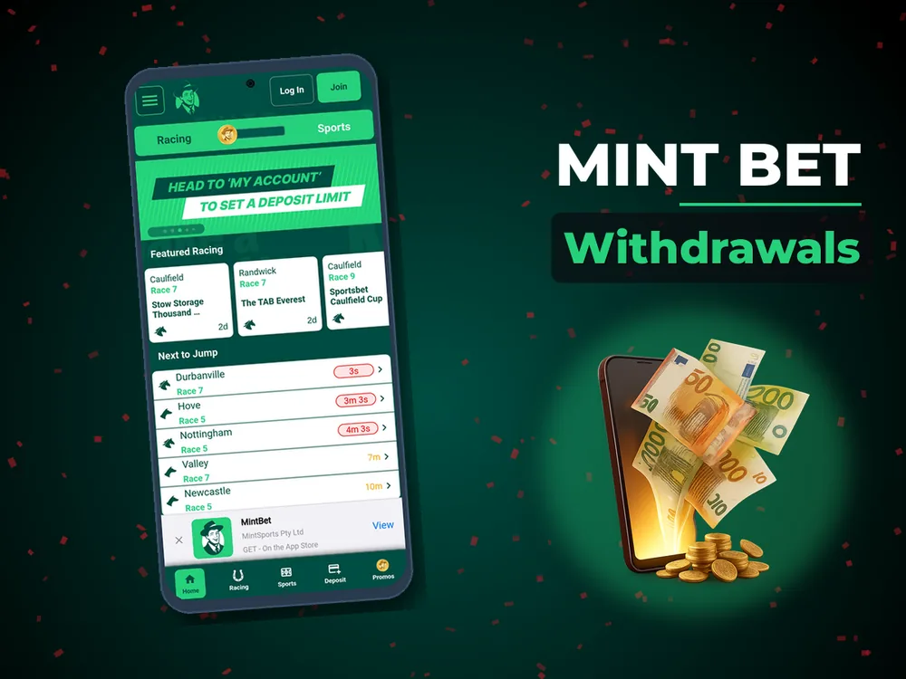 Mint Bet - Withdrawals